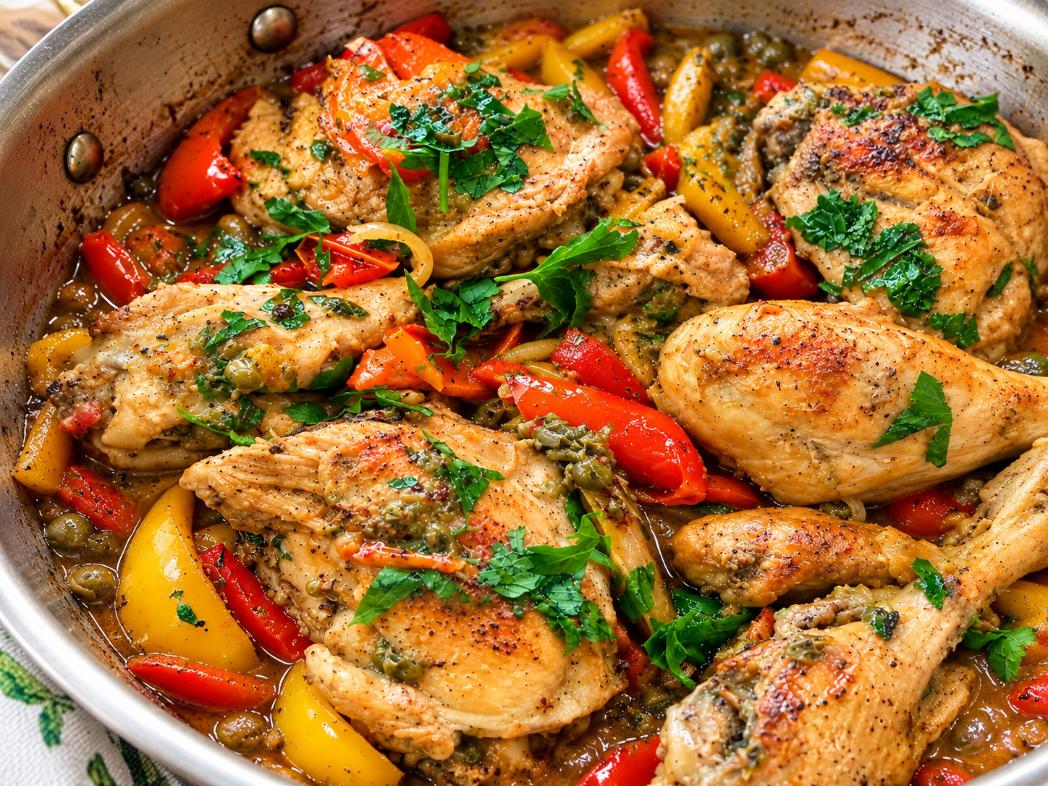 Chicken & Peppers Agrodolce Chicken & Peppers Agrodolce