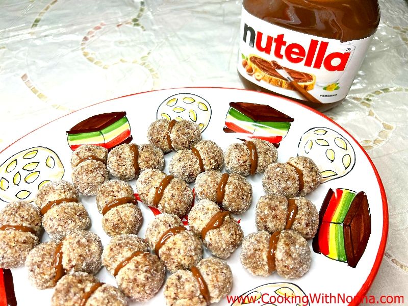 Nutella Baci di Dama Cookies