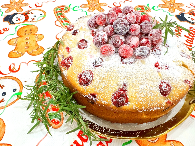 Cranberry Ricotta Cake