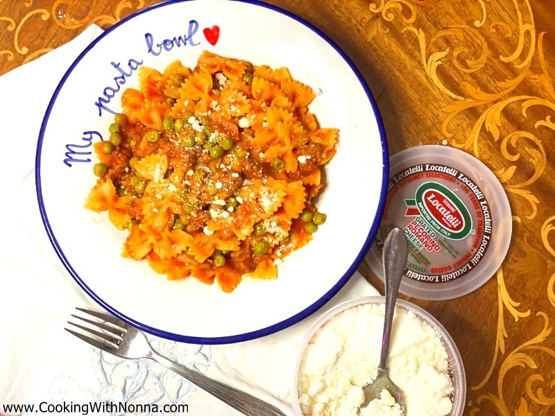 Farfalle with Peas and Sausage