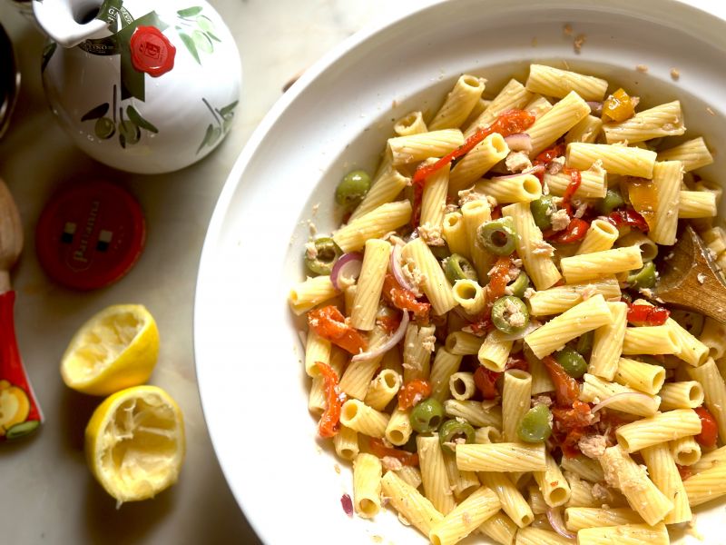 Lemon Pasta Salad with Tuna