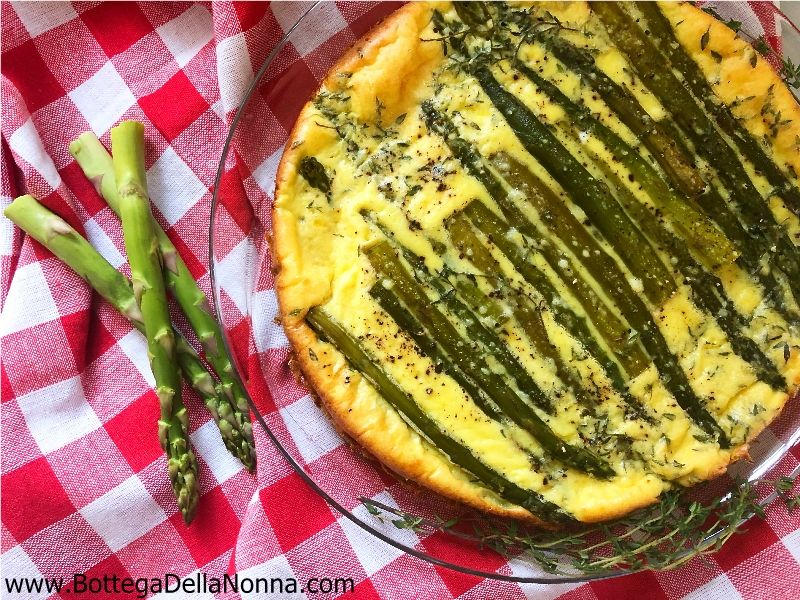 Baked Asparagus Frittata