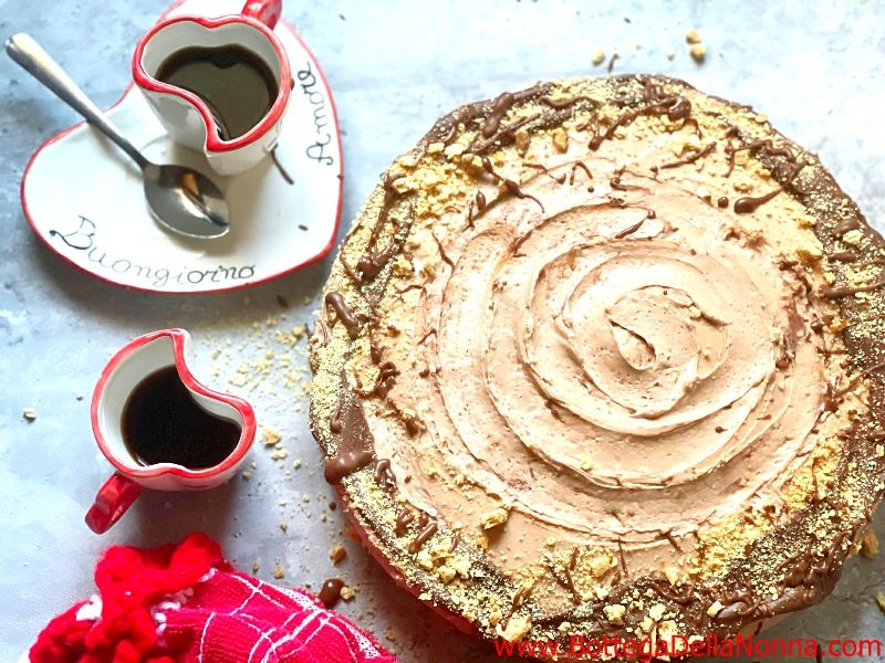 No Bake Nutella Cheesecake 