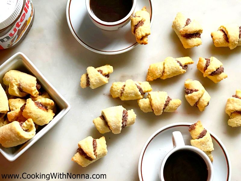 Nutella Roll Up Cookies