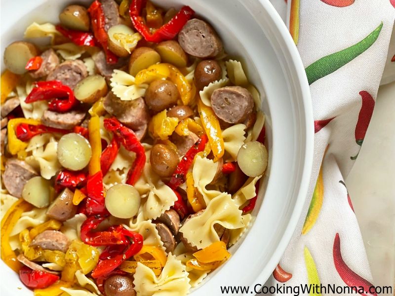 Sausage & Peppers Pasta Salad