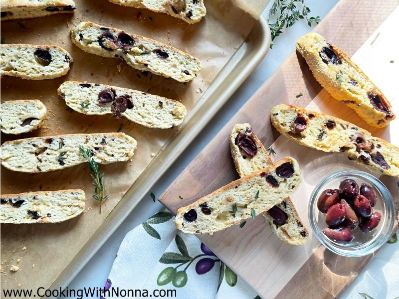 Savory Olive Biscotti 