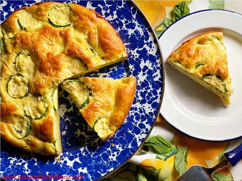 Zucchini & Cheese Cake