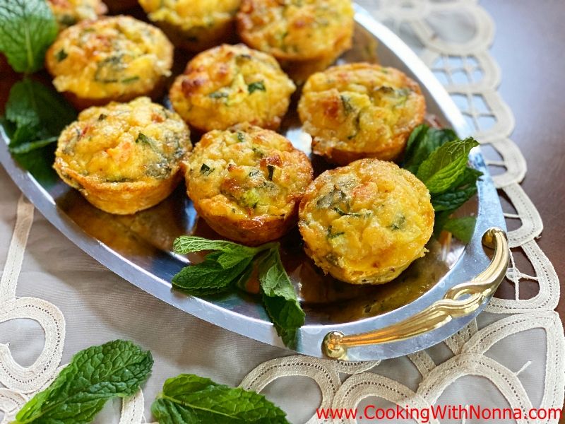 Zucchini & Tomato Frittata Muffins