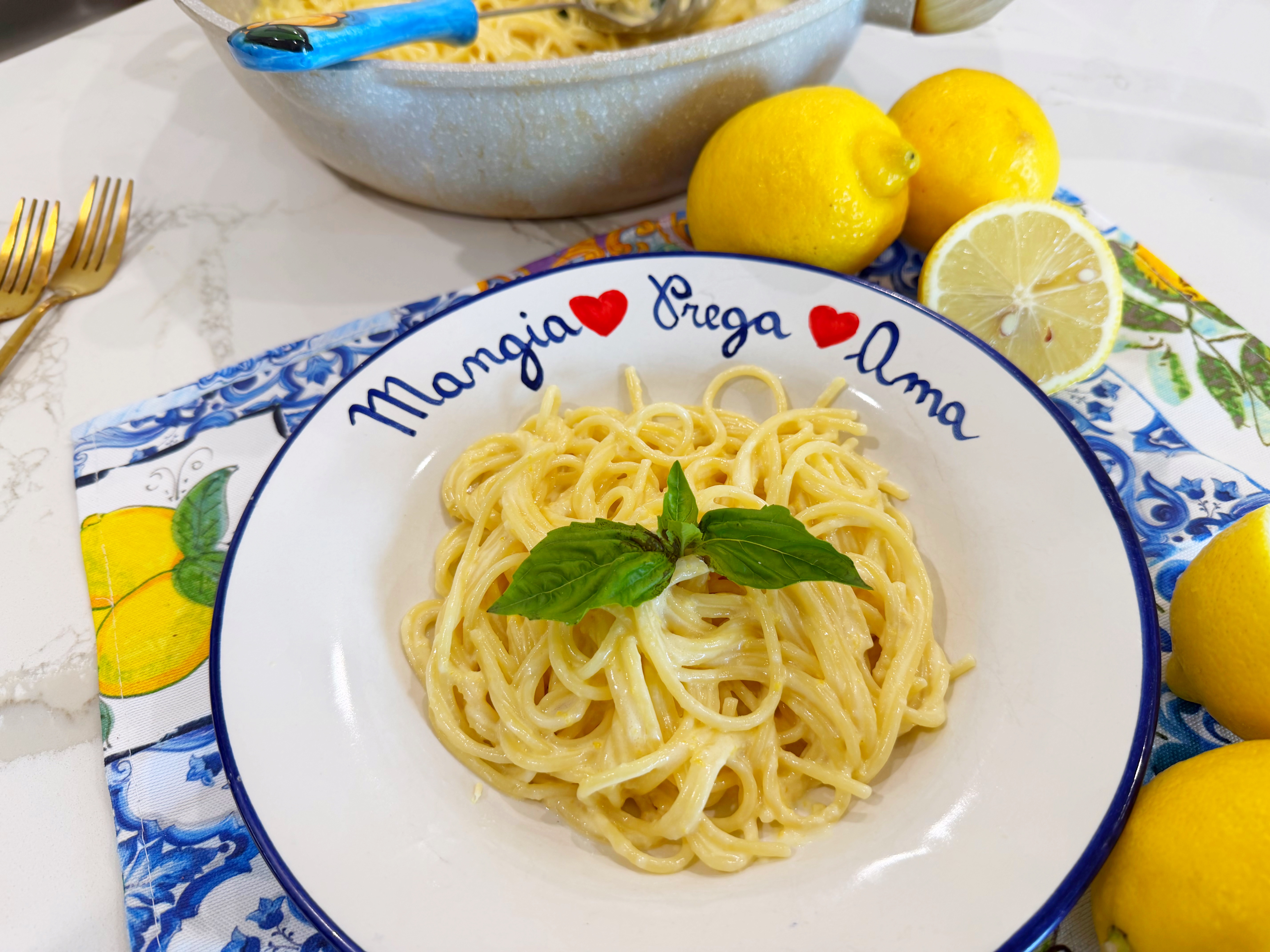 Pasta, Limone e Panna