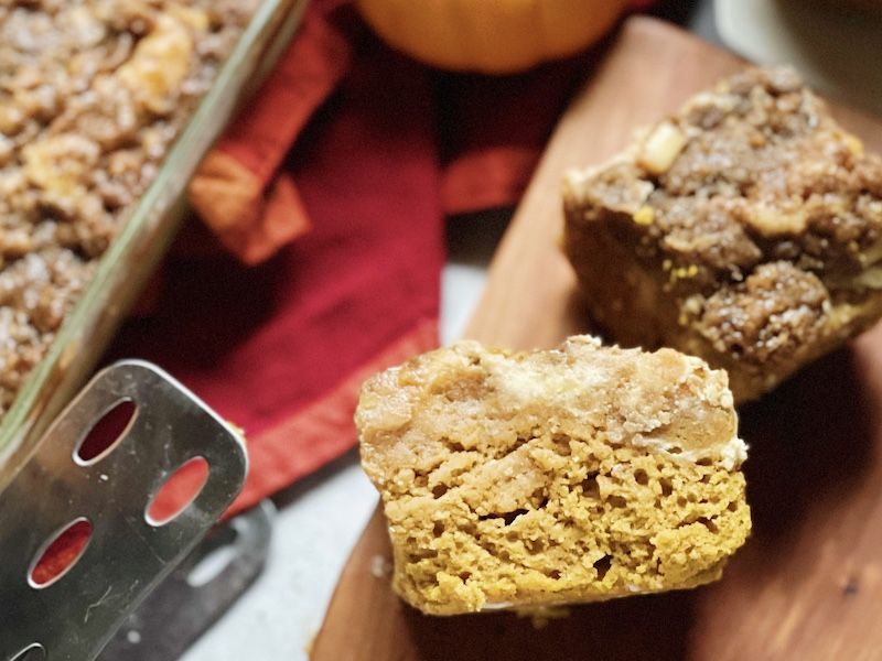 Pumpkin Olive Oil Coffee Cake 