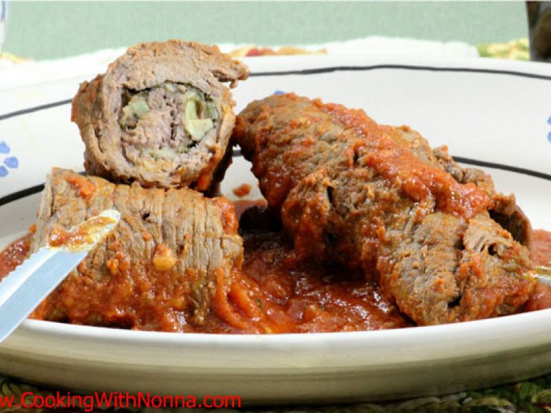 Braciole in  Ragu` Sauce