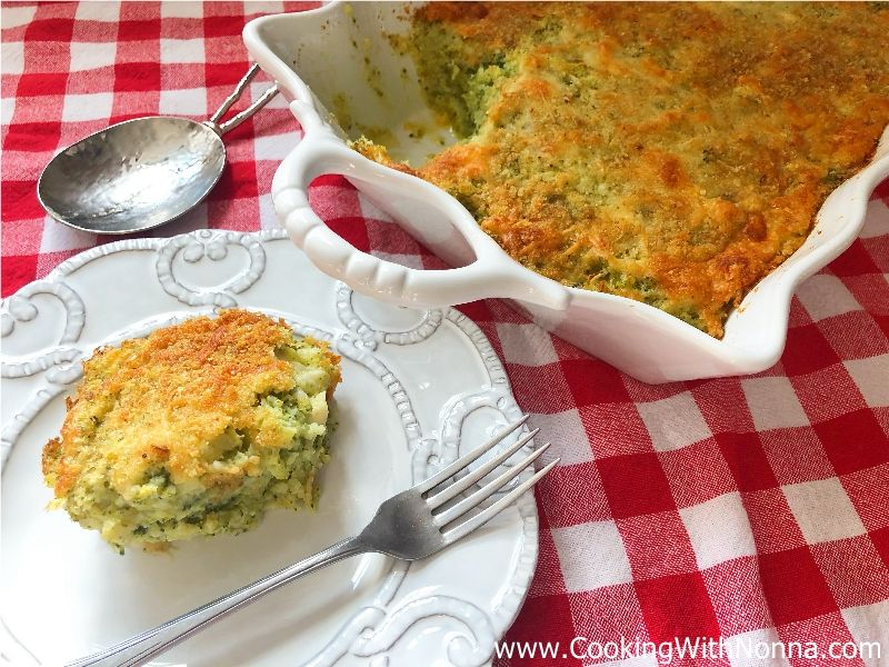 Broccoli Potato Bake - Sformato di Patate e Broccoli