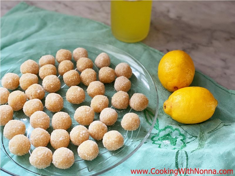 No-Bake Limoncello Balls