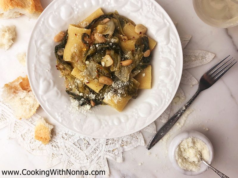 Pasta with Escarole & Beans Recipe