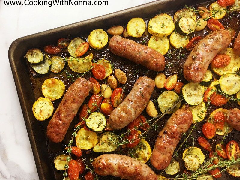 Sausage and Summer Veggies