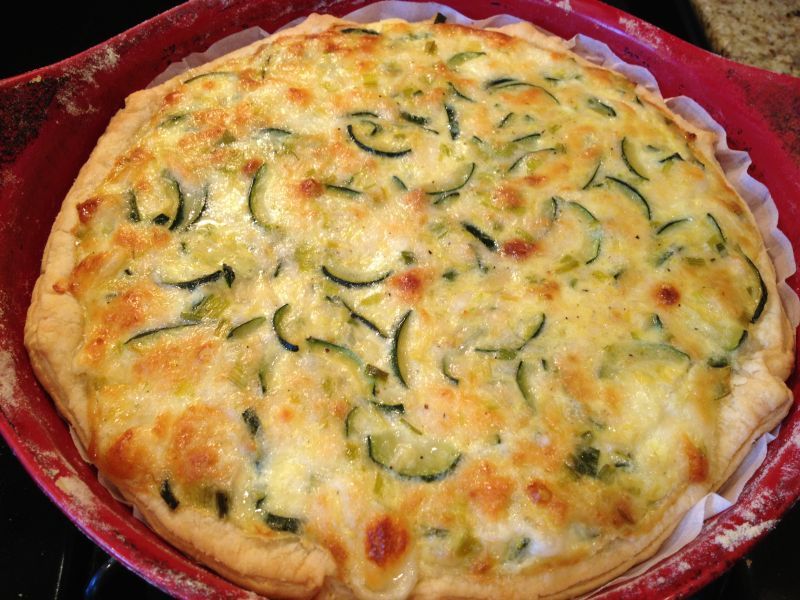 Cheese and Zucchini  Pie