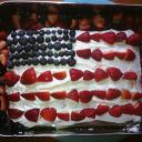 Flag Cake