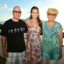 040 Bob, Rossella and Donna at the Villa