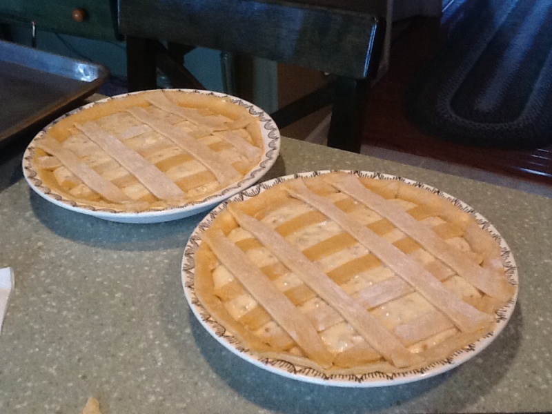They are ready to go into the oven. My first attempt. Hope they turn out.