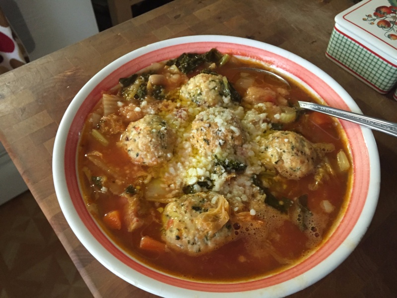 Ribollita With Meatballs