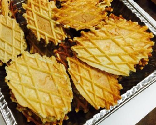 Christmas Anisette Pizzelle