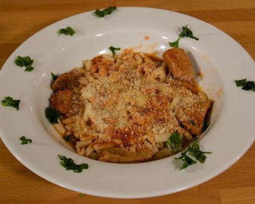 Home Made Cavatelli with Ragu`